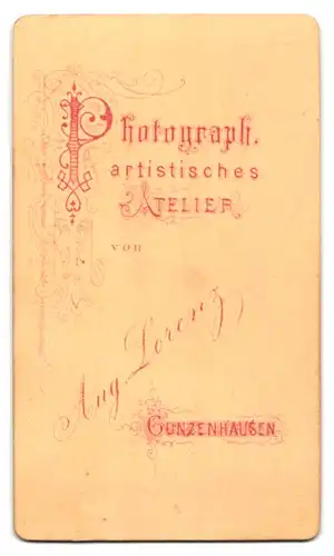 Fotografie Aug. Lorenz, Gunzenhausen, Junger Herr im Anzug mit Vollbart