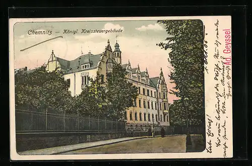 AK Chemnitz, Königliches Kreissteuergebäude