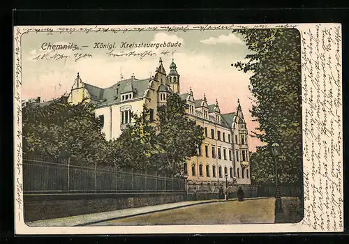 AK Chemnitz, Königliches Kreissteuergebäude