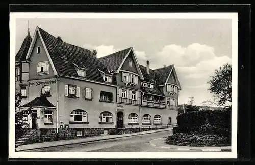 AK Birkenfeld bei Pforzheim, Hotel Schwarzwaldrand von Karl Kunzmann