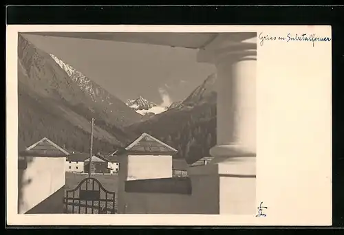 AK Gries a. Brenner, Teilansicht mit Sulztalferner