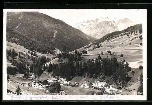 AK Gries a. Brenner, Teilansicht mit Umgebung von oben