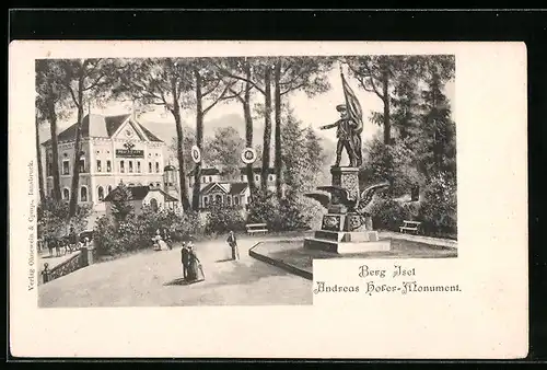 AK Innsbruck, Berg Isel, Andreas Hofer-Monument und Museum