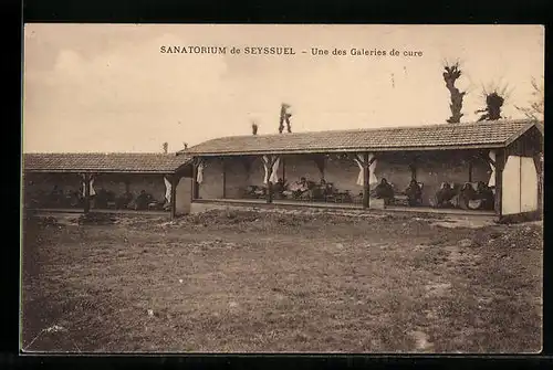 AK Seyssuel, Sanatorium de Seyssuel, Une des Galeries de cure