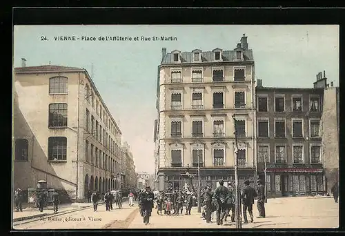 AK Vienne, Place de l`Affuterie et Rue St-Martin