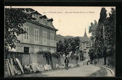 AK Tullins, Rue des Maisons Neuves et l`Eglise