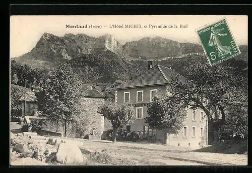 AK Montaud, L`Hotel Michel et Pyramide de la Buff