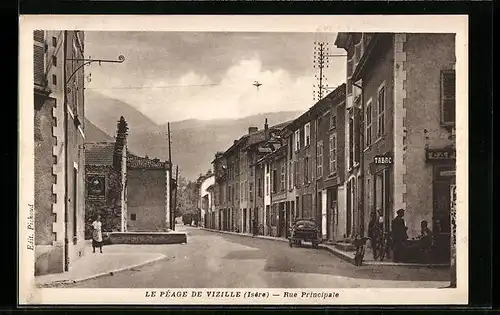 AK Le Péage de Vizille, Rue Principale