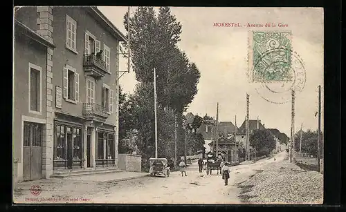 AK Morestel, Avenue de la Gare