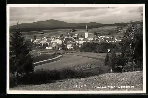 AK Schenkenfelden, Ortsansicht mit Umgebung