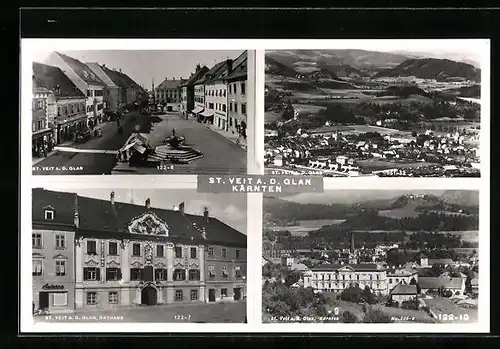 AK St. Veit a.d. Glan, Rathaus, Gesamtansicht