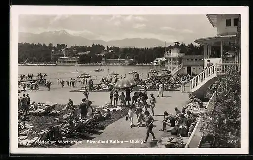 AK Velden am Wörthersee, Strandbad Bulfon, Ulbing