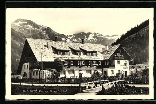 AK Mallnitz, Hotel Bichlhof, Panorama