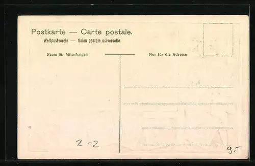 Passepartout-Lithographie Briefmarken von Bayern, Wappen, Postillon und Schwalben