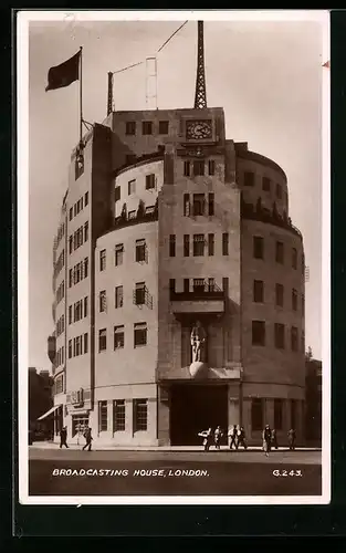 AK London, Broadcasting House, Frontansicht