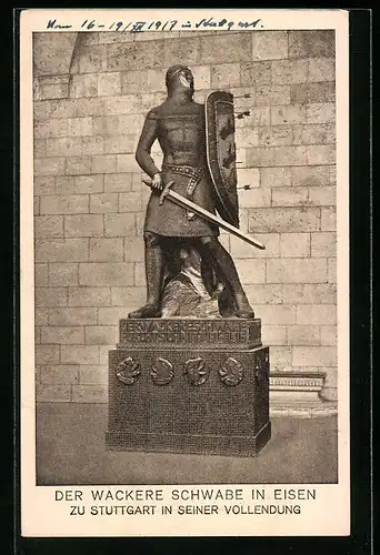 AK Stuttgart, Der wackere Schwabe in Eisen, Nagelung