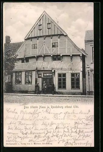 AK Rendsburg, das älteste Haus im Ort