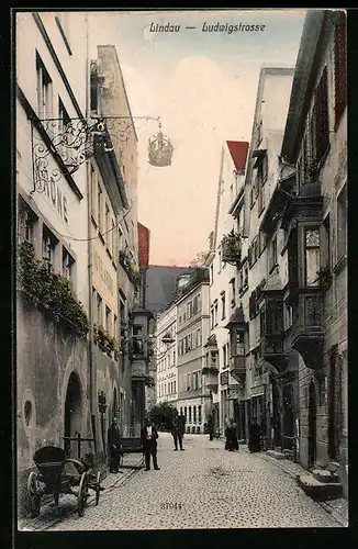AK Lindau, Partie in der Ludwigstrasse