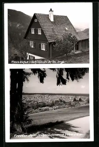 AK Freudenstadt, Ortsansicht, Haus Züfle, Schillerstrasse 31