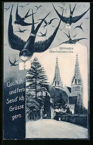 AK Göppingen, Partie an der Oberhofenkirche