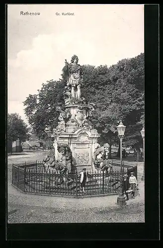 AK Rathenow, Denkmal Grosser Kurfürst