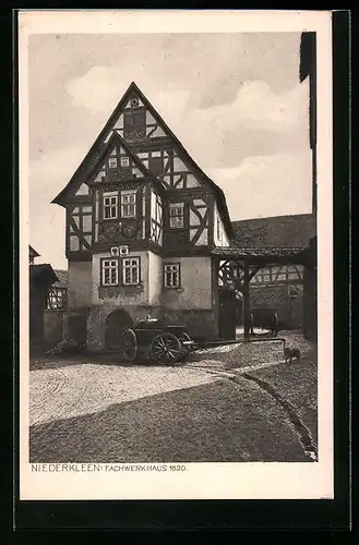 AK Niederkleen, Fachwerkhaus aus dem Jahre 1620