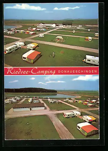 AK Donaueschingen, Riedsee-Camping, Inh.: H. Müller