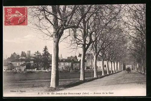 AK St-Jean-de-Bournay, Avenue de la Gare
