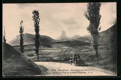 AK Monestier-de-Clermont, Le Col du Fau et le Mont Aiguille