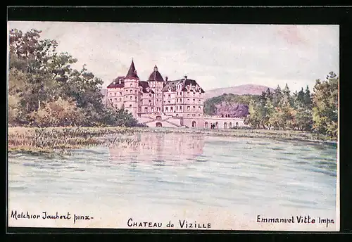 Künstler-AK Vizille, Chateau de Vizille