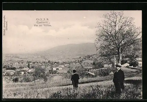 AK Coublevie, Vue sur Voiron