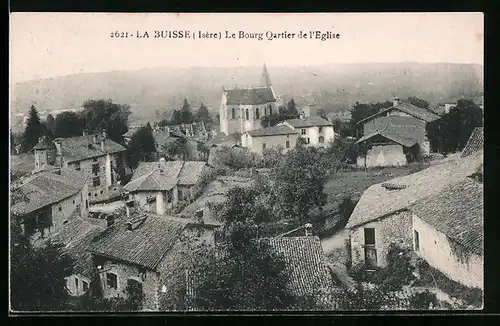 AK La Buisse, Le Bourg Quartier de l`Eglise