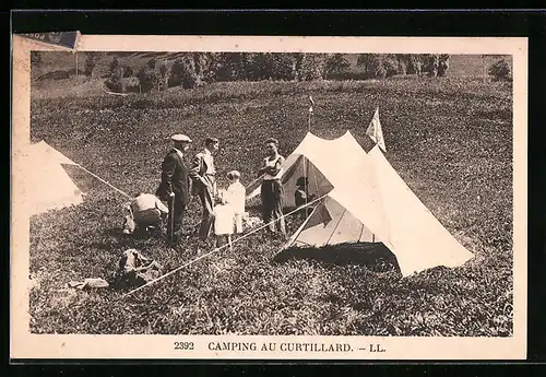 AK Le Curtillard, Camping