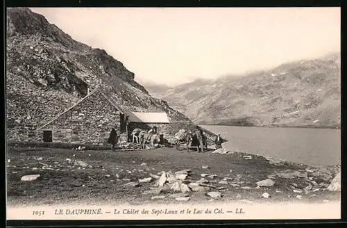 AK Les Sept-Laux, Le Châlet des Sept-Laux et le Lac du Col