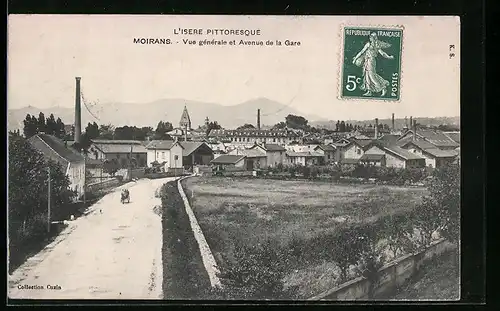 AK Moirans, Vue générale et Avenue de la Gare