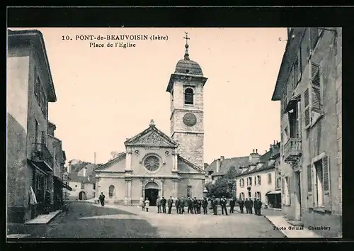 AK Pont-de-Beauvoisin, Place de l`Eglise