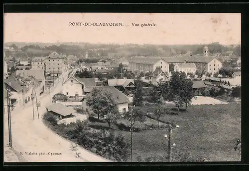 AK Pont-de-Beauvoisin, Vue générale