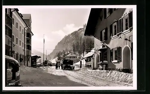 AK Brennerpass, Grenze im Winter, Zollamt