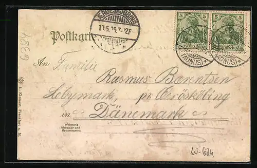 Lithographie Feldberg i. Taunus, Auf dem Grossen Feldberg