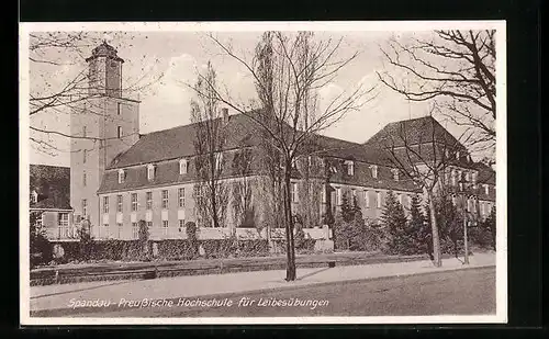 AK Berlin-Spandau, Preussische Hochschule für Leibesübungen