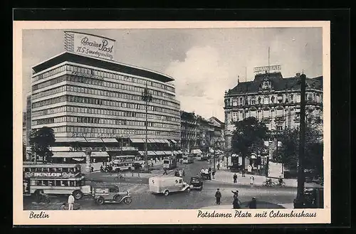 AK Berlin-Tiergarten, Partie am Potsdamer Platz