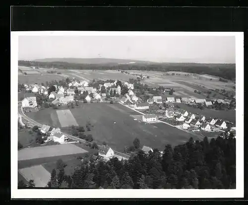 AK Langenbrand, Luftbild des Ortes