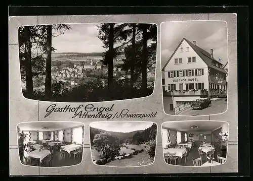 AK Altensteig, Gasthof zum Engel, Bes. Fam. Roh