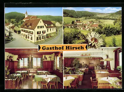 AK Hayingen-Indelhausen, Gasthof-Pension zum Hirsch, Bes. Familie Kloker