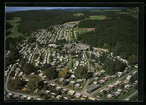 AK Westerheim, Der Luftkurort aus der Vogelschau