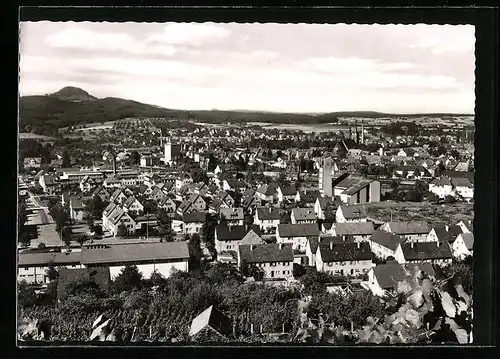 AK Metzingen a. d. Erms, Panorama der Ortschaft