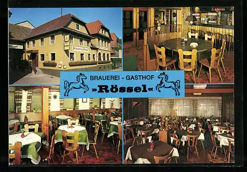 AK Kappelrodeck, Brauerei-Gasthof Rössel, Inh. Familie Meyele, Hauptstr. 34