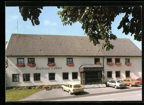 AK Westerheim, Gasthof zum Adler, Wiesensteiger Strasse 29