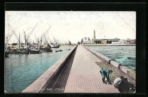 AK Port Said, L`Entrée du Canal, Phare