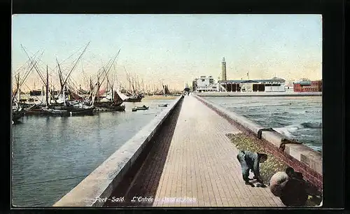 AK Port Said, L`Entrée du Canal et Phare